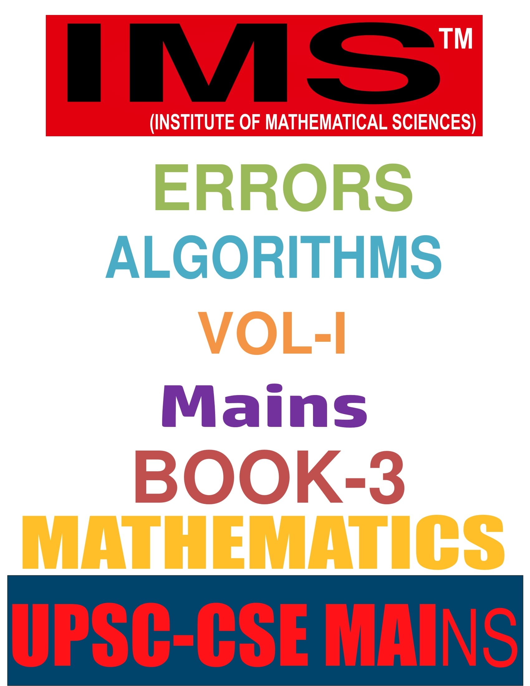 Ims Math Buy Online IMS Math Optional Latest Printed Class notes including with ...