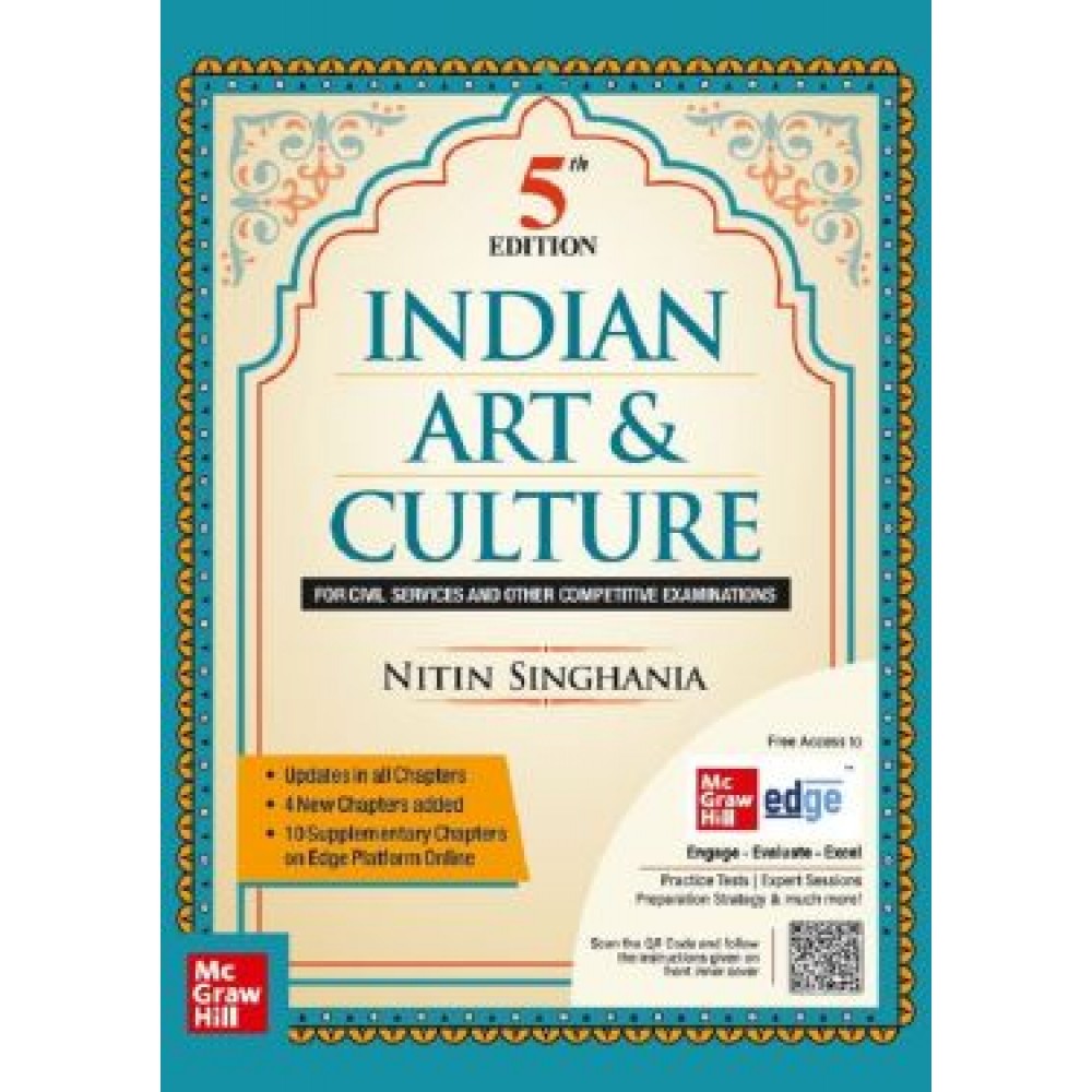 INDIAN ART AND CULTURE, 5 Edition by Nitin Singhania| English Medium