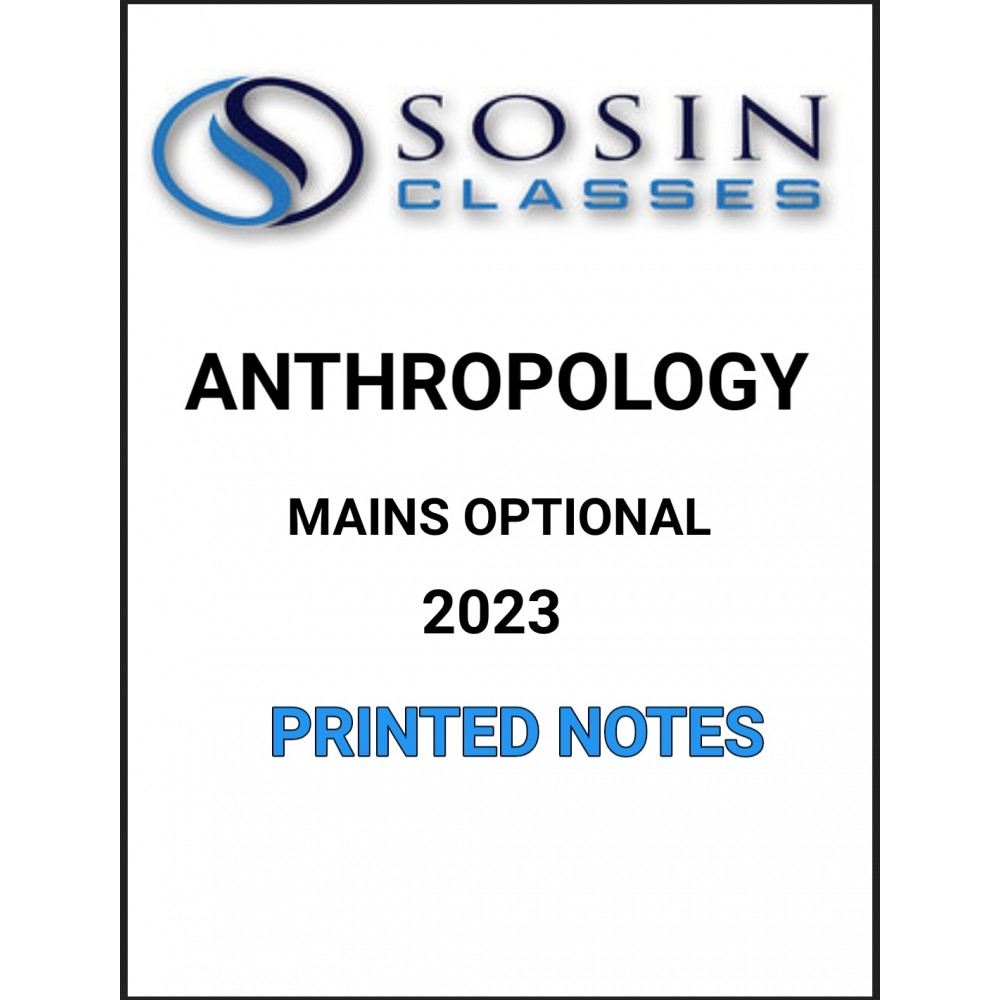 Sosin Mam Anthropology Notes