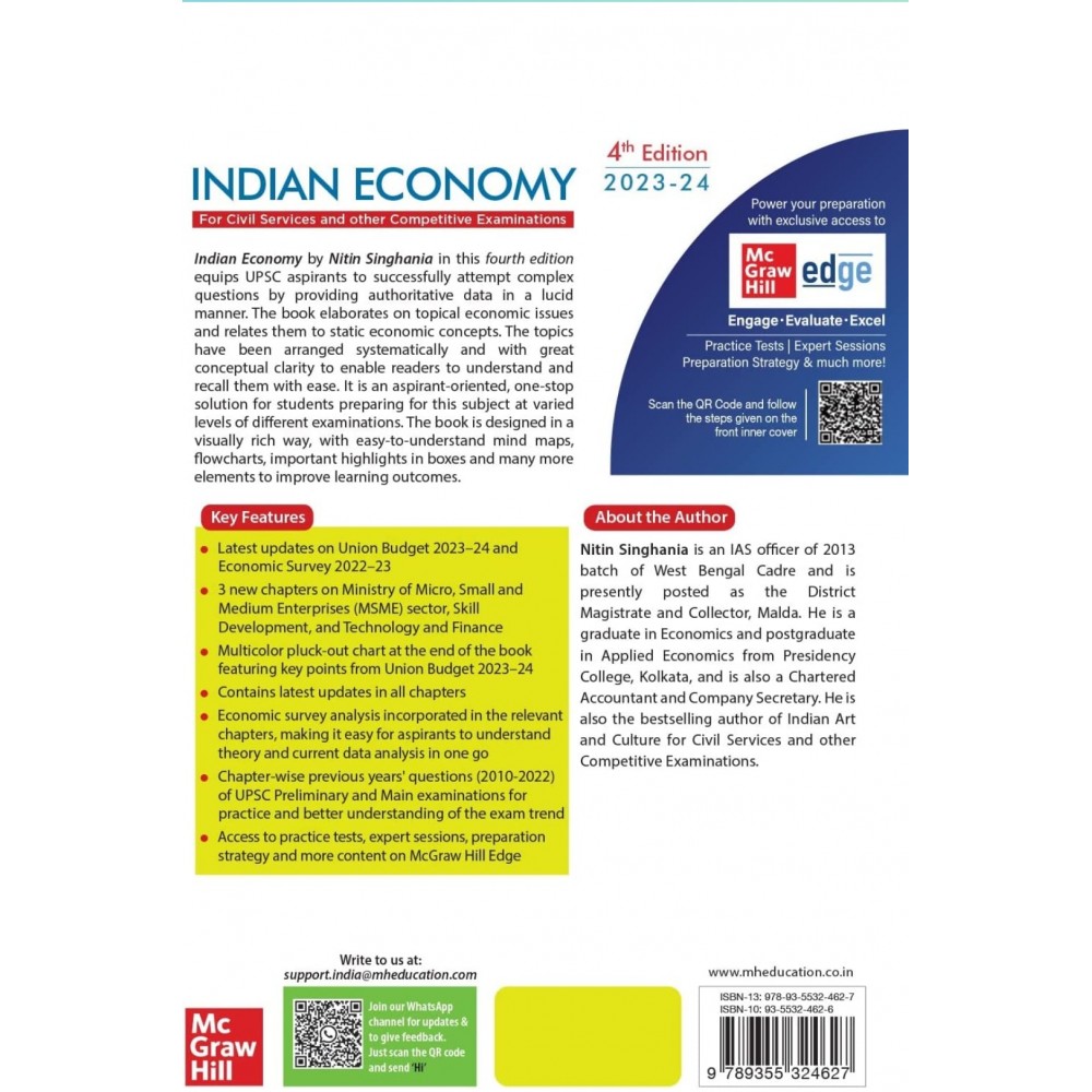 Indian Economy | 4th Edition) |Nitin Singhania | UPSC | Civil Services Exam | State Administrative Exams English medium